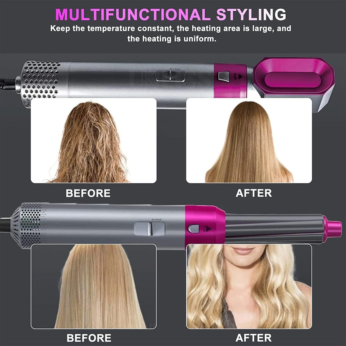 Hot Hair Brush 5 in 1® – فرشاة الشعر الساخنة 5 في 1