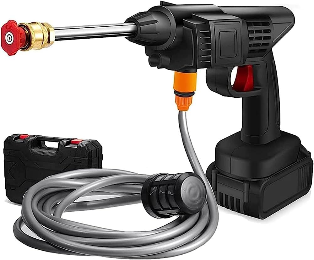 Double Battery Car Washer Gun®  – مسدس غسيل سيارات ببطاريتين